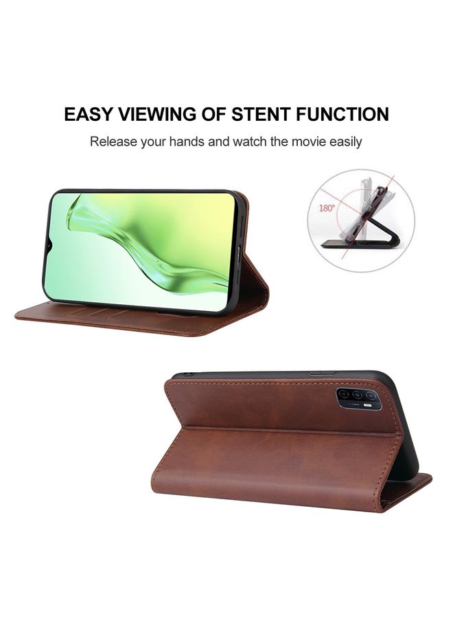 S-TOP Case For OPPO A31 Magnetic Closure Leather Phone Case - Image 4
