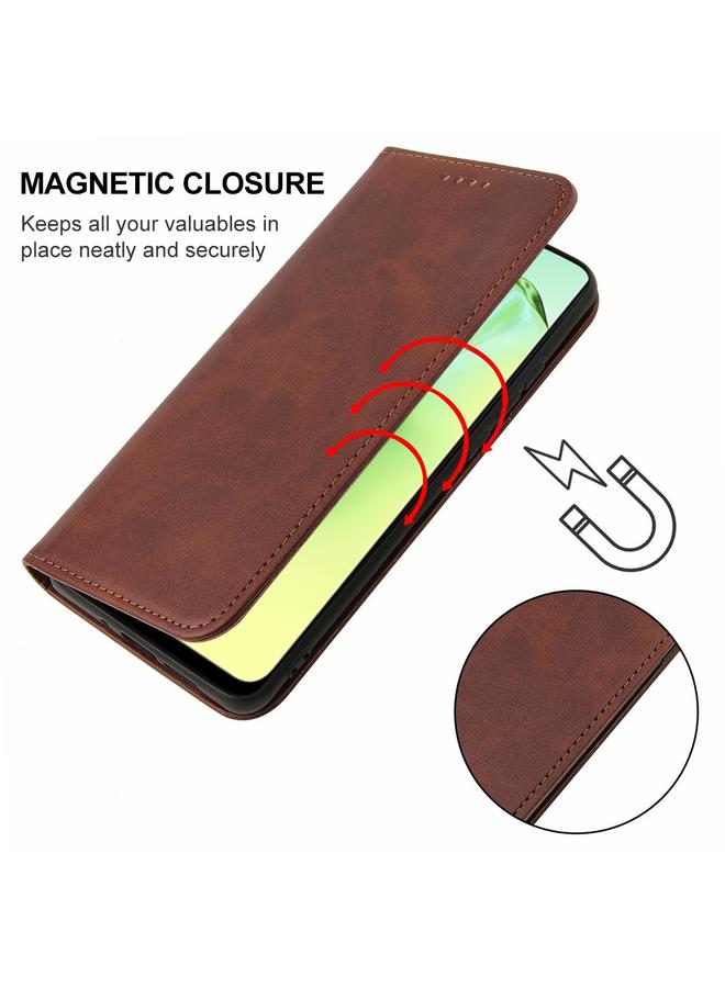 S-TOP Case For OPPO A31 Magnetic Closure Leather Phone Case - Image 5