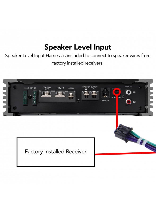 KENWOOD - Kenwood KAC-511 Class D Digital Mono Amplifier with Variable Low-Pass Crossover - Black - Image 1