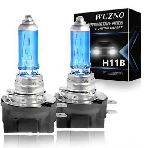 Wuzno H11B Halogen Headlight Bulb H11B 12V 55W White 5000K 61493 Lights Leadlamp Long Life 2 Pack - Image 1
