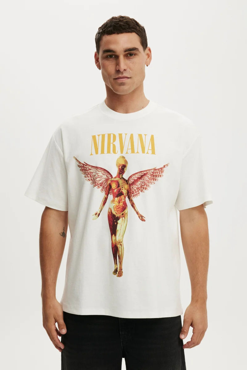 Cotton On Nirvana Everyday Fit Music T-Shirt