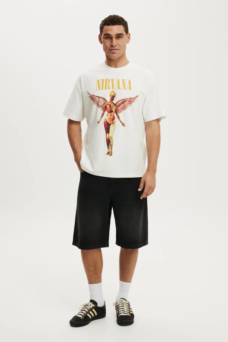Cotton On Nirvana Everyday Fit Music T-Shirt