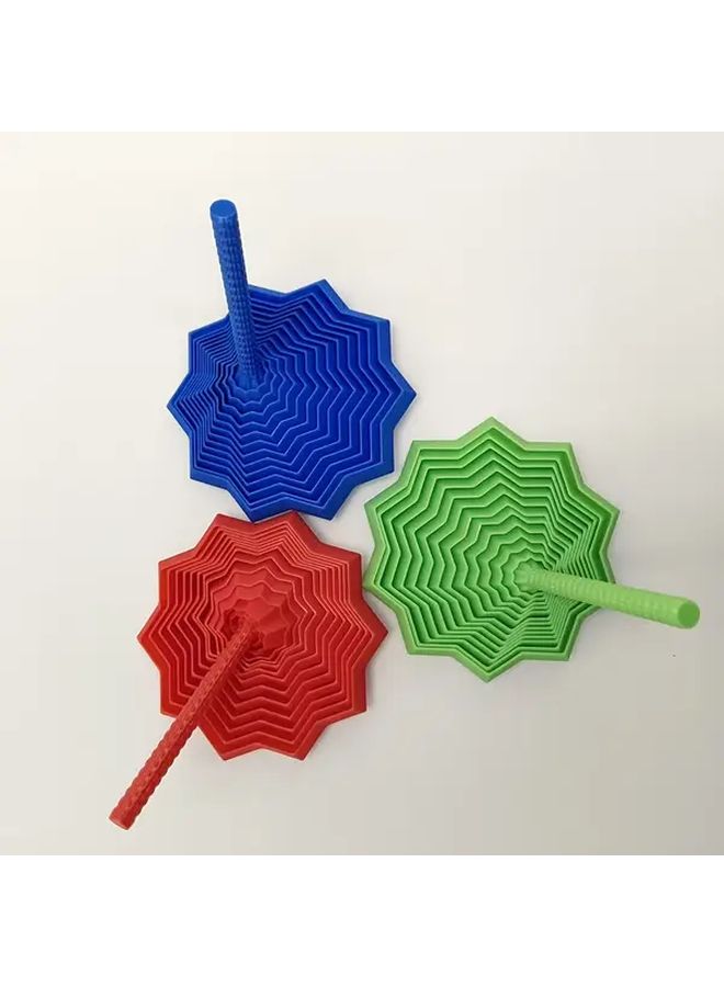Red 3D Printed Star Shaped Finger Fidget Torque Toy 14 Plus - Image 5