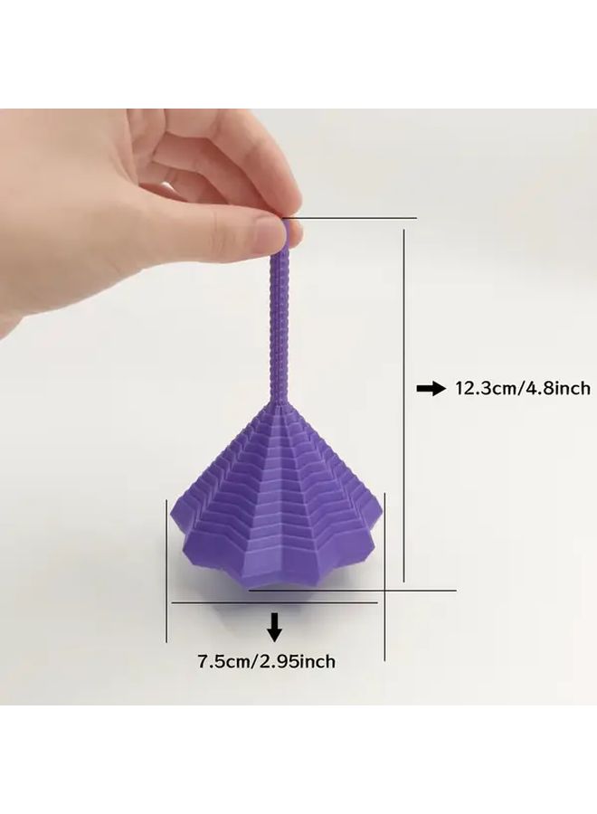 Red 3D Printed Star Shaped Finger Fidget Torque Toy 14 Plus - Image 2