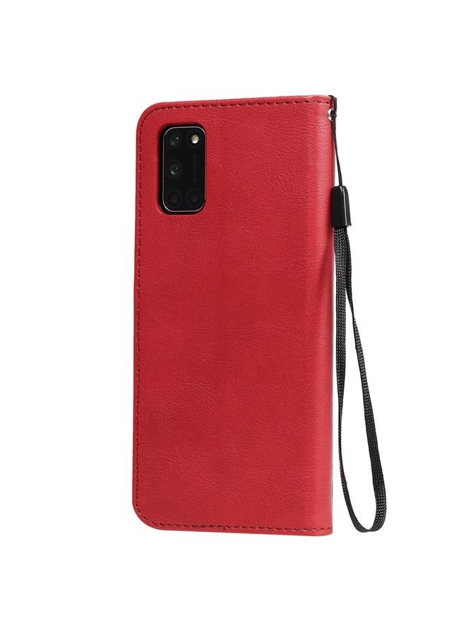 S-TOP Case For Oppo A52 / A72 / A92 Solid Color Horizontal Flip Protective Leather Case with Holder & Card Slots & Wallet & Photo Frame & Lanyard - Image 3