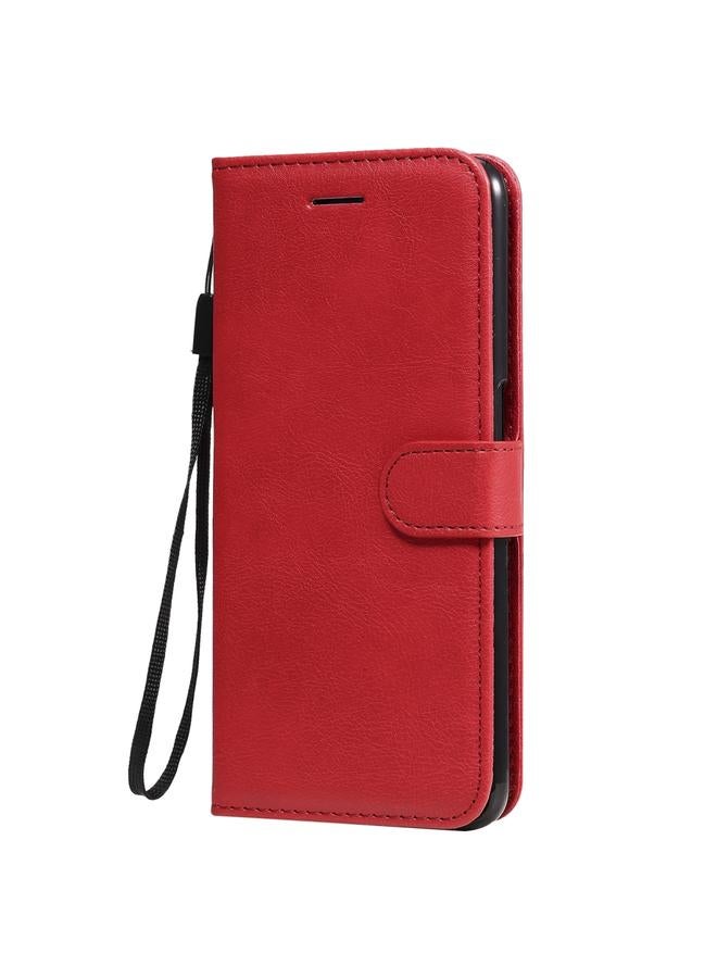 S-TOP Case For Oppo A52 / A72 / A92 Solid Color Horizontal Flip Protective Leather Case with Holder & Card Slots & Wallet & Photo Frame & Lanyard - Image 2