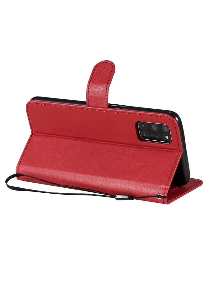 S-TOP Case For Oppo A52 / A72 / A92 Solid Color Horizontal Flip Protective Leather Case with Holder & Card Slots & Wallet & Photo Frame & Lanyard - Image 5