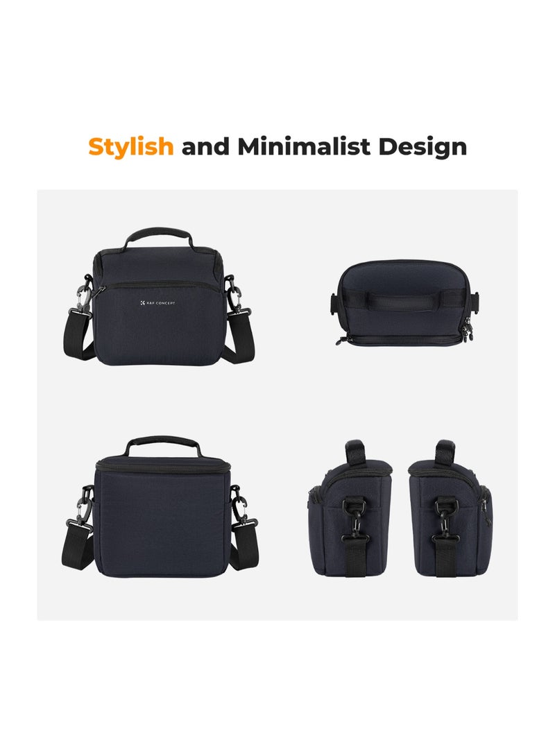 كيه آند إف كونسبت حقيبة كاميرا كتف K&F Concept KF13.179 V1 سعة 5 لتر – حقيبة تصوير صغيرة Crossbody لكاميرات DSLR و Mirrorless - Image 3