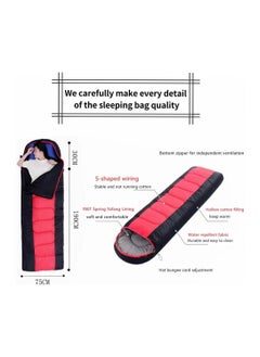 Cool Baby Style COOL BABY Extra Wide Sleeping Bag - Lightweight Waterproof Warm Adult Camping Sleeping Bag with Compression Bag, Backpacking Sleeping Bag for Outdoor Camping Hiking and Travel (Orange)  - Image 4