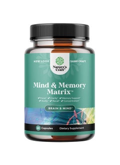 Advanced Brain Supplement For Memory And Focus Nootropics Brain Support Supplement With Memory And Focus Vitamins For Adults Of All Ages Memory Supplement For Brain Fog Clarity Energy And Recall