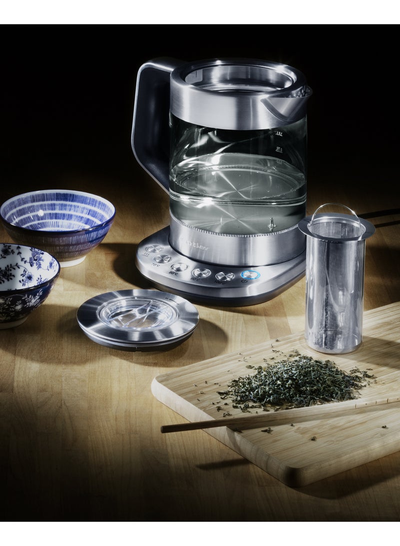 كاتلر Catler Electric Kettle 1.5L , KE 510 Variable Temperature– Glass Tea Kettle with 4 Temperature Settings (70–100°C), Stainless Steel Tea Strainer, Keep Warm Function, Auto Shut-Off - Image 5