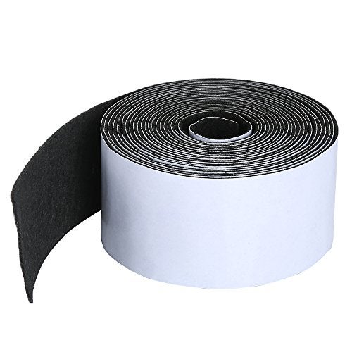 Pllieay 1 Pack Felt Tape in Self Adhesive, Polyester Felt Tape Furniture Felt Strips 1.96 inch x 0.04 inch x 14.7 feet for Furniture and Hard Surfaces - Image 1