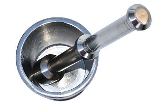 Hevea Stainless Steel Mortar and Pestle Set/okhli and musal/Kitchen Masher/Masher/Khallad/khalbatta for Kitchen/Imam dasta/Spice Mixer for Kitchen, - Image 2