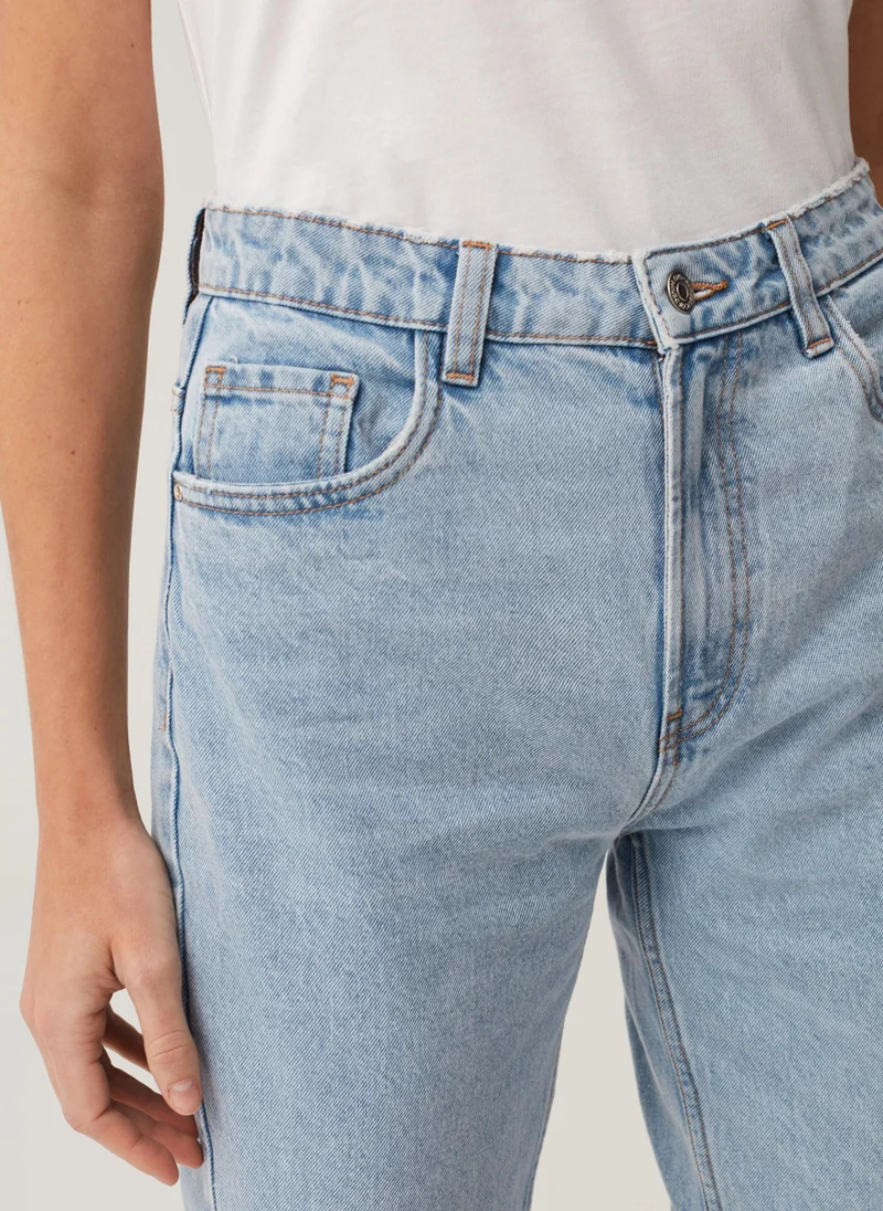Ovs OVS Womens Straight Jeans - Blue