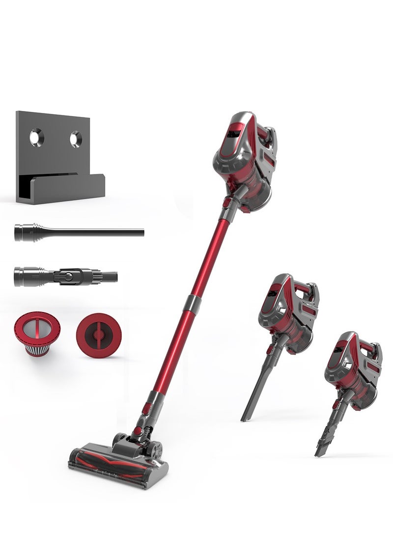 Cordless Vacuum Cleaner, Stick Vacuum with Powerful Suction, 45Mins Runtime Vacuum Cleaners for Home, Anti-tangle and 1.5L Dust Cup, 6 in 1 Lightweight Vacuum for Hardwood Floor Carpet Pet Hair - Image 1