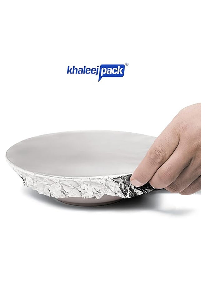 Khaleej Pack Aluminium Foil 1.8KG , 45 CM width Heavy duty bulky catering  foil roll - Image 3