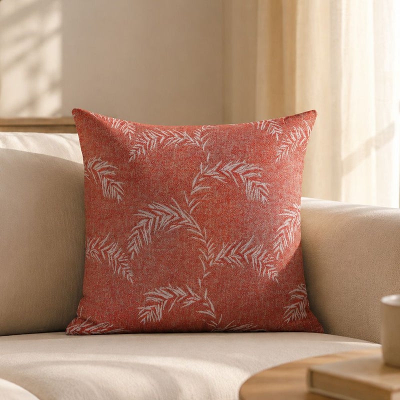 DANUBE HOME Woven Cushion 45X45Cm - Palmway Warm Pigments, Multi Color, Outdoor Cushion, 100% Olefin, For Outdoor Chairs, Sofa Arrangements And Patio Lounging - Image 5