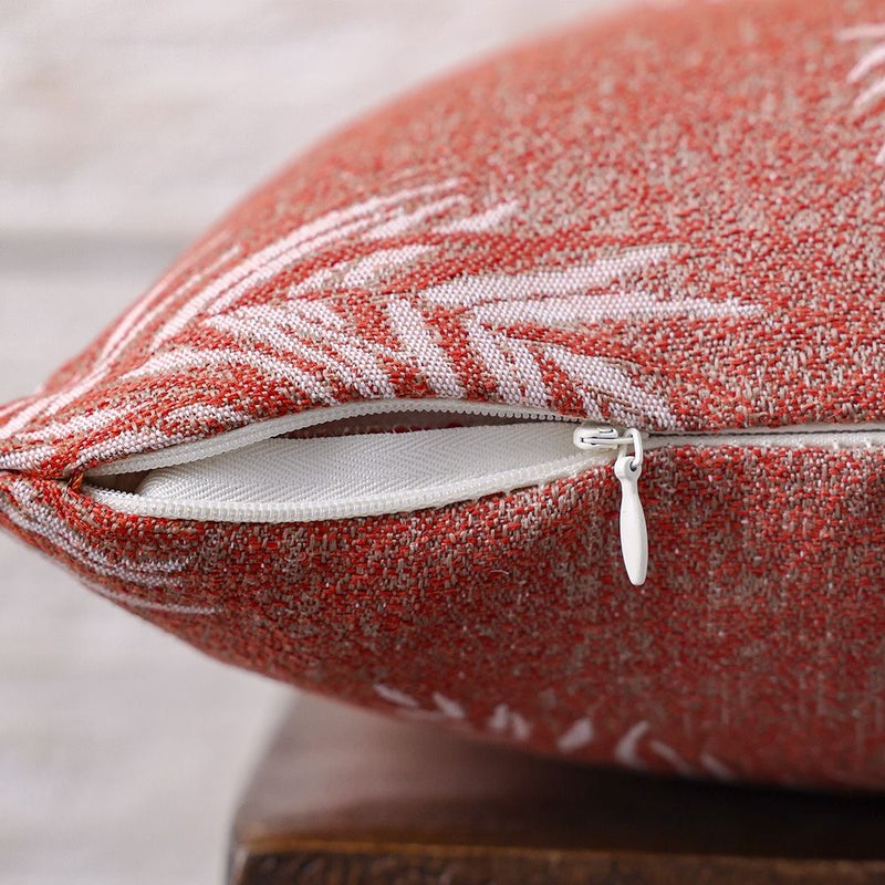 DANUBE HOME Woven Cushion 45X45Cm - Palmway Warm Pigments, Multi Color, Outdoor Cushion, 100% Olefin, For Outdoor Chairs, Sofa Arrangements And Patio Lounging - Image 2