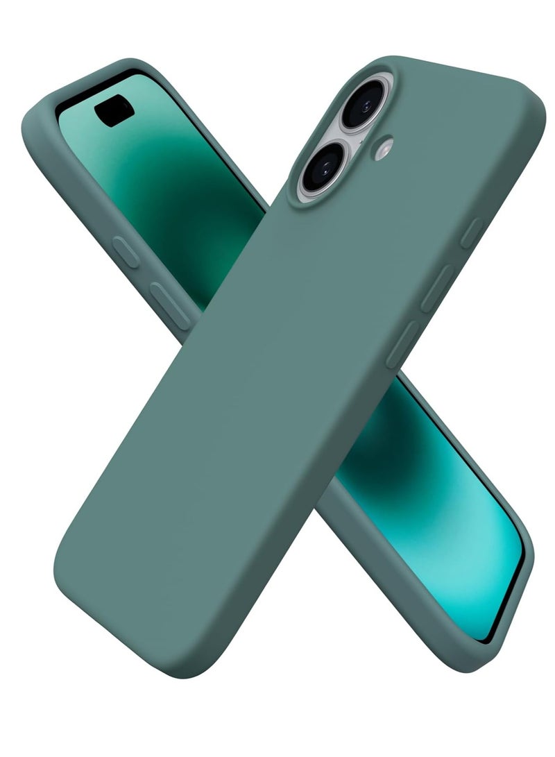 MIGOFAST Designed for iPhone 16 Case Silicone Ultra Slim Shockproof Phone Case with Soft Anti-Scratch Microfiber Lining Enhanced Camera Protection Phone Case for iPhone 16 6.1" - Image 1