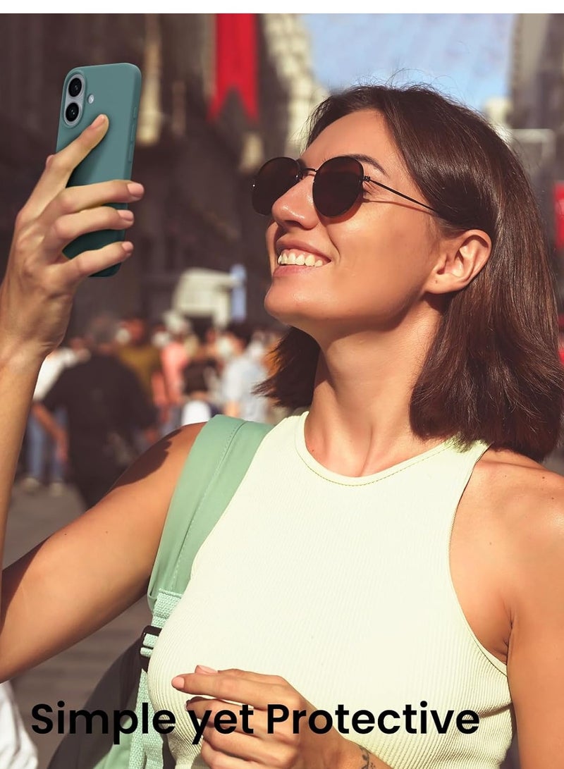 MIGOFAST Designed for iPhone 16 Case Silicone Ultra Slim Shockproof Phone Case with Soft Anti-Scratch Microfiber Lining Enhanced Camera Protection Phone Case for iPhone 16 6.1" - Image 4