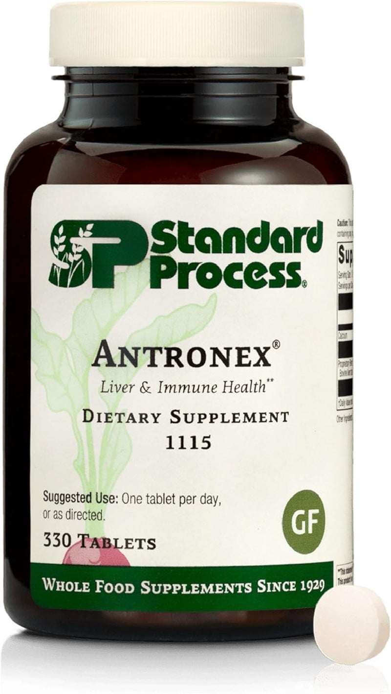 Standard Process Antronex  Whole Food Immune System Support and Liver Health Supplement with Calcium  330 Tablets - Image 1