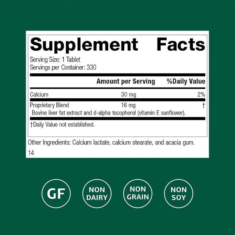 Standard Process Antronex  Whole Food Immune System Support and Liver Health Supplement with Calcium  330 Tablets - Image 2
