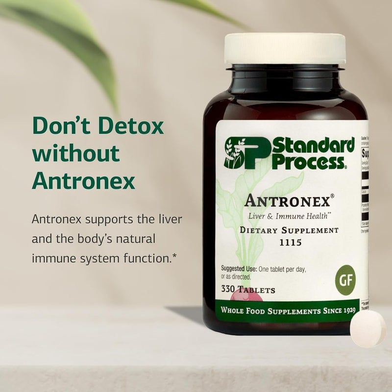 Standard Process Antronex  Whole Food Immune System Support and Liver Health Supplement with Calcium  330 Tablets - Image 3
