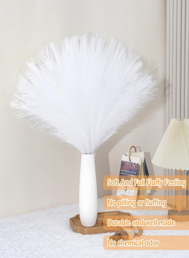 MUUNC White Pampas Grass Decor 30 Pcs 21.7 Inch Faux Pampas Grass Bulk Artificial Dried Flowers Small Vase Filler Pompas Grass. - Image 2