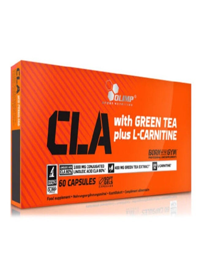 أولمب CLA مع الشاي الأخضر بالإضافة إلى إل-كارنيتين – 60 كبسولة 