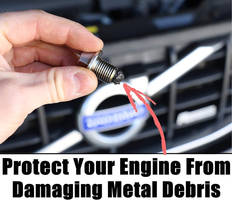 Votex M18 x 1.5MM Magnetic Engine Oil Drain Plug - Stainless Steel - Fits BMW, Land Rover, Porsche, Volvo - Image 3