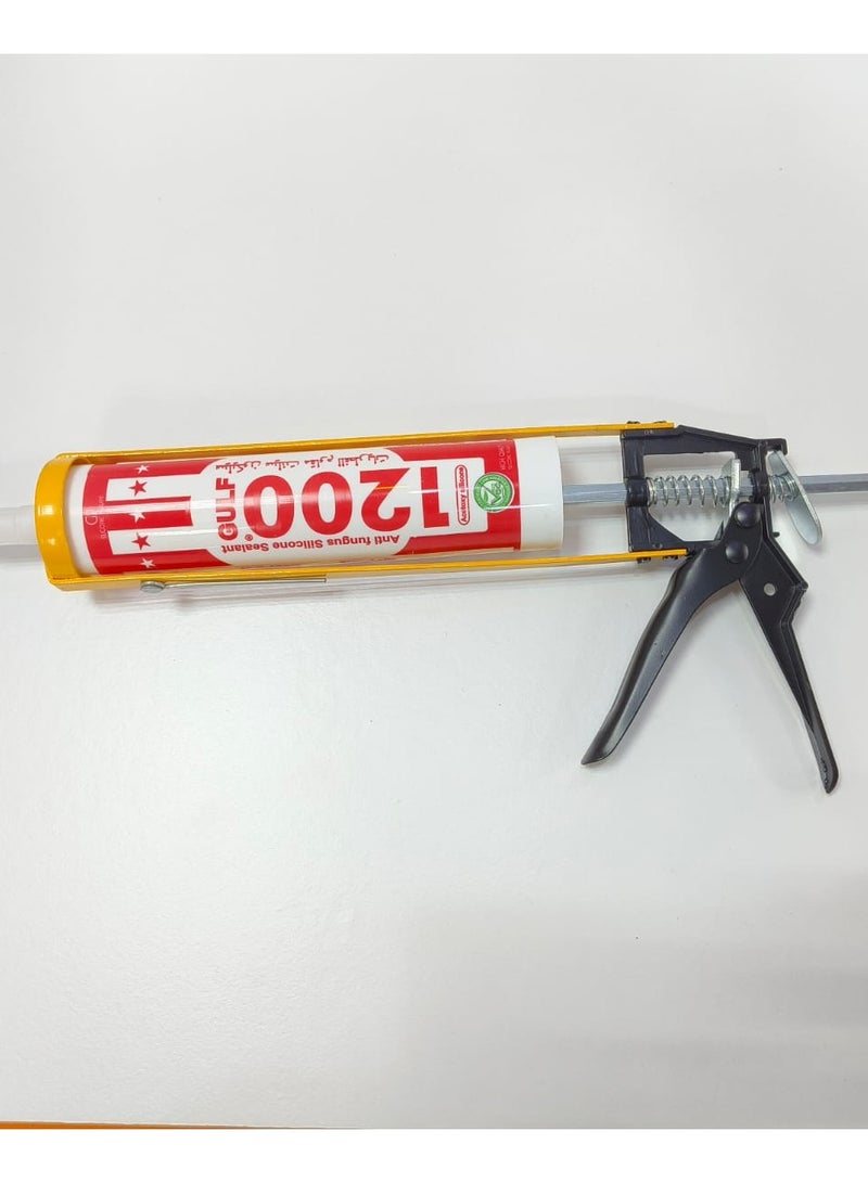 Silicone Sealant white & Gun Combo – Perfect for Sealing & Bonding  - Image 2