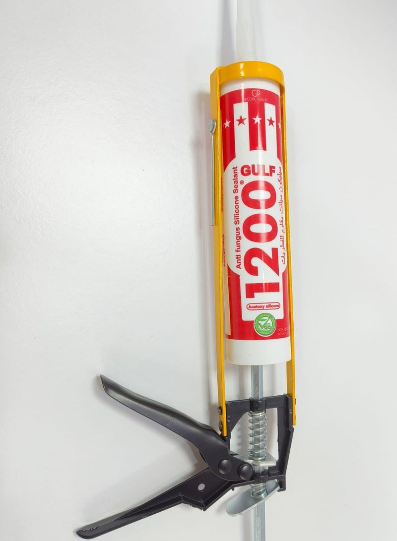 Silicone Sealant white & Gun Combo – Perfect for Sealing & Bonding  - Image 3