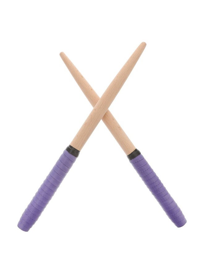 ROSENICE Pair of 350 * 20MM Maibachi of Taiko Drum Drumsticks drumsticks (Purple) - Image 1