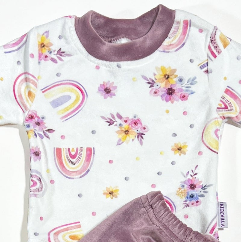 Kidzvilla Newborn Velvet Pajama Set 2PCS 96025 - Image 3