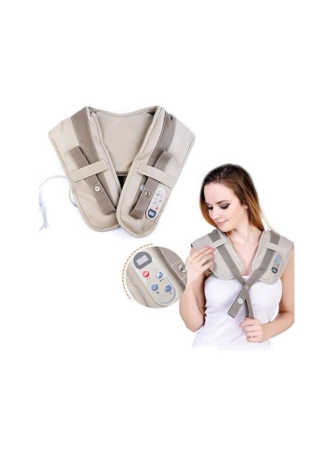 general Neck Massager Portable Electric Knocks Cervical Massage Shawls Pain Neck and Shoulder Multifunction Tapping Massager Muscle Pain Relief - Image 1