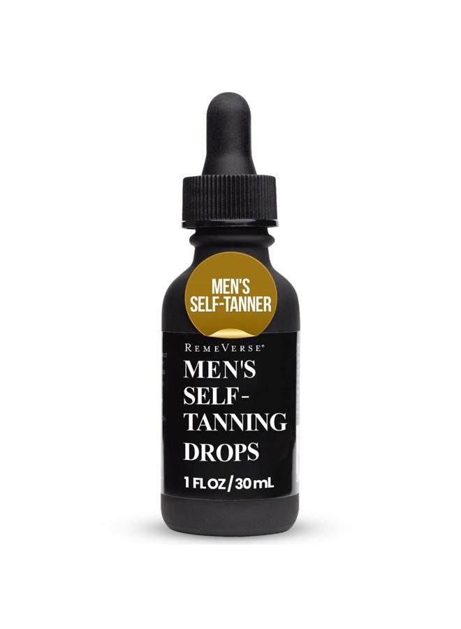 RemeVerse Men's Self-Tanning Drops by : Sunless Tanner Formulated for Men to Achieve Natural-Looking Color & Even Skin Tone, 1 FL OZ. - Image 1