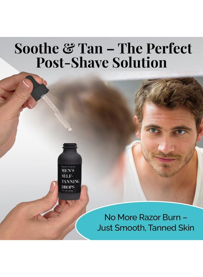 RemeVerse Men's Self-Tanning Drops by : Sunless Tanner Formulated for Men to Achieve Natural-Looking Color & Even Skin Tone, 1 FL OZ. - Image 3