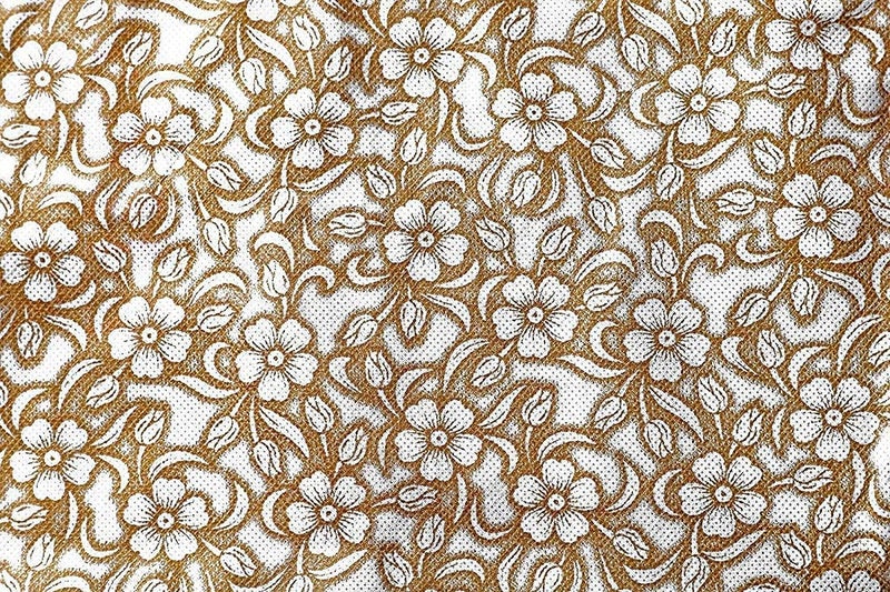 BTOS Printed Non Woven Fabric Saree CoverClothes Organiser For Wardrobe Set With Transparent And Zip Lehenga Suit Dress Extra Large Beige Pack Of 5 32 Cm 22 Cm - Image 5