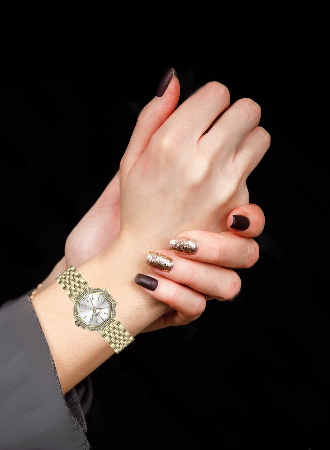 MARTINI Elegant Martini Women's Watch Stylish Silver Dial Stainless Steel Band Water Resistant Perfect for Casual and Formal Wear - Image 2