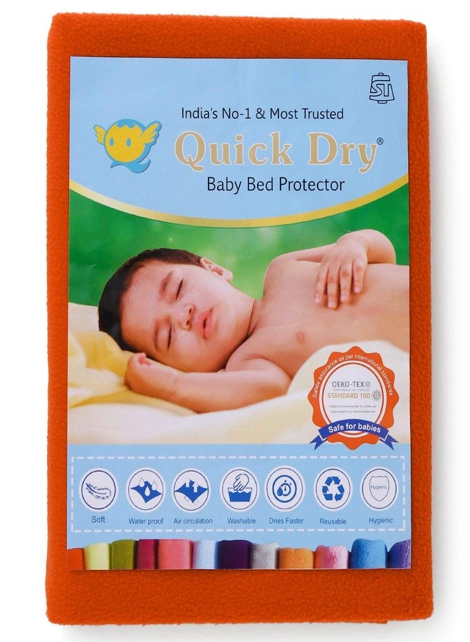 Quick Dry Baby Bed Protector (Medium, Toffee) - Image 3