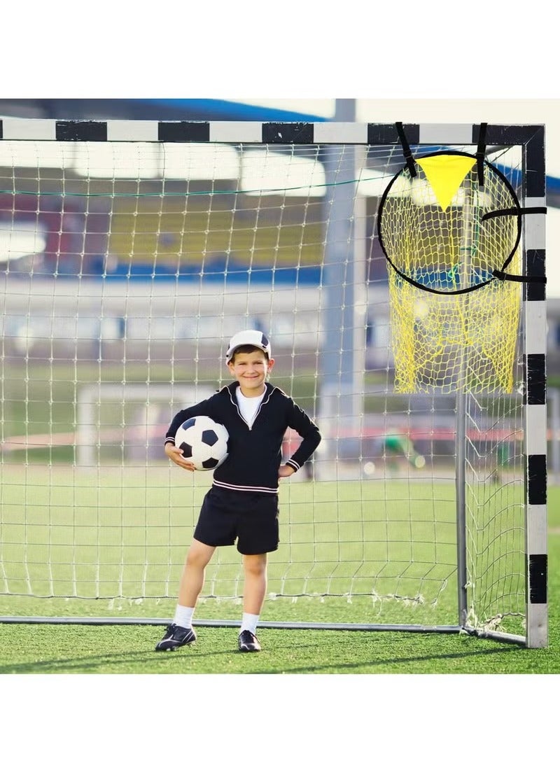 بست قطعة واحدة من نوع كرة القدم الكرة الهدف مع بروز منطقة التهديف ، زاوية اطلاق النار كرة القدم الهدف صافي ، معدات التدريب على دقة اطلاق النار - Image 2