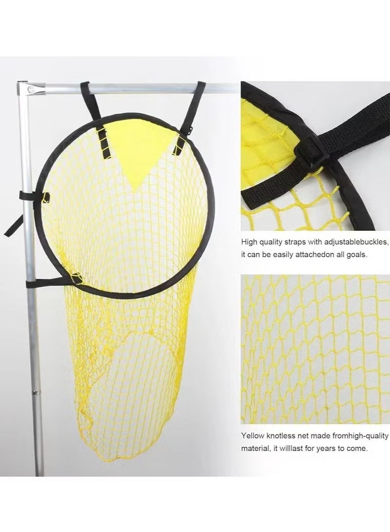 بست قطعة واحدة من نوع كرة القدم الكرة الهدف مع بروز منطقة التهديف ، زاوية اطلاق النار كرة القدم الهدف صافي ، معدات التدريب على دقة اطلاق النار - Image 3