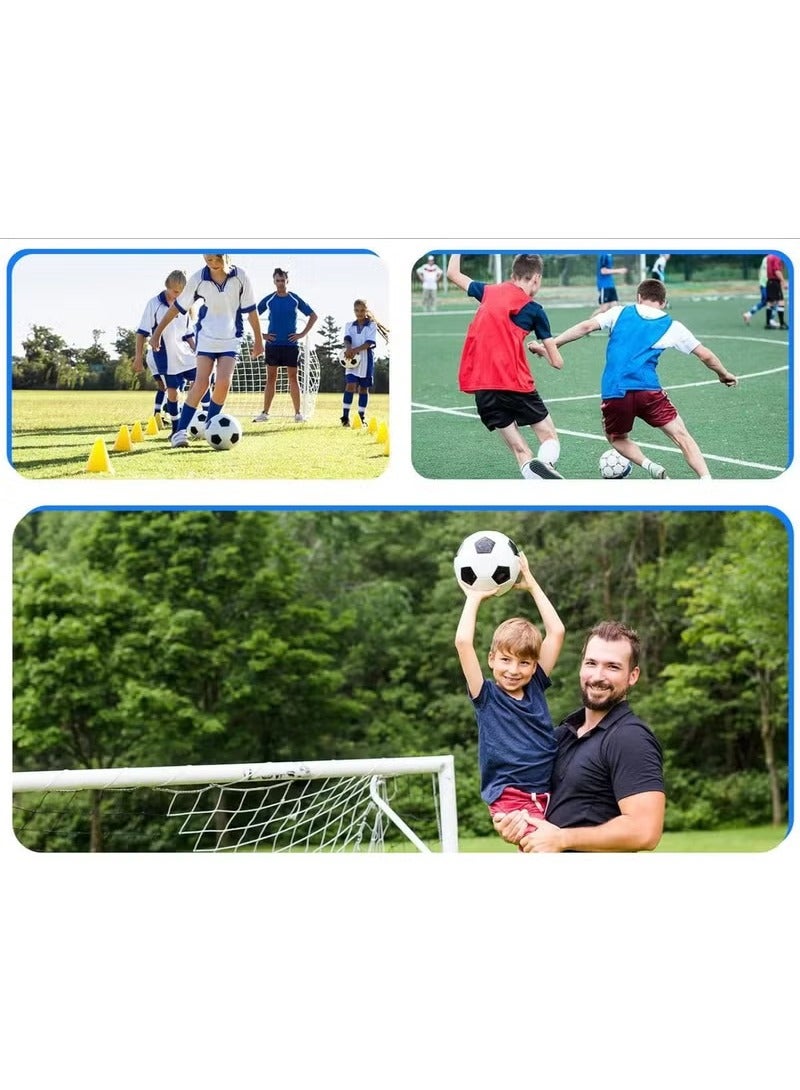 بست قطعة واحدة من نوع كرة القدم الكرة الهدف مع بروز منطقة التهديف ، زاوية اطلاق النار كرة القدم الهدف صافي ، معدات التدريب على دقة اطلاق النار - Image 5