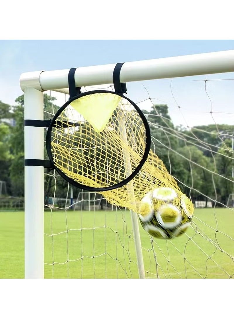 بست قطعة واحدة من نوع كرة القدم الكرة الهدف مع بروز منطقة التهديف ، زاوية اطلاق النار كرة القدم الهدف صافي ، معدات التدريب على دقة اطلاق النار - Image 4