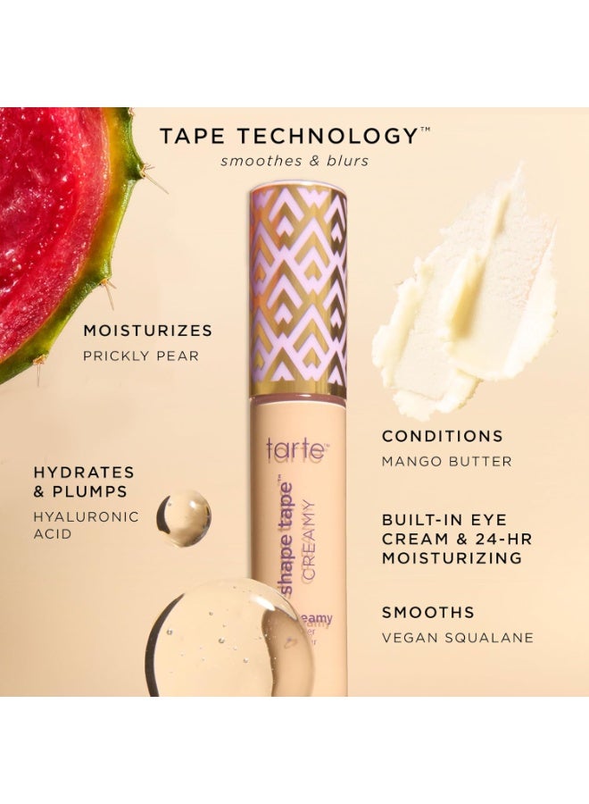 Tarte Cosmetics Tarte Shape Tape ULTRA CREAMY Concealer 0.33 fl. oz. (Light 20B) - Image 3