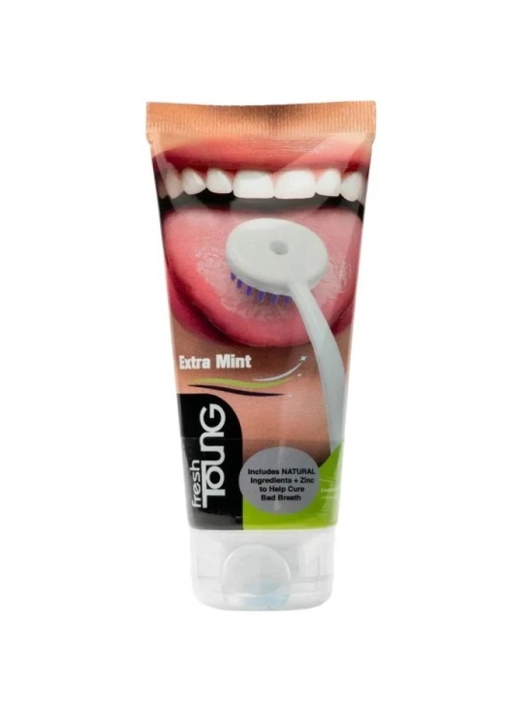 Tung Tongue Cleaning Gel (Refreshing Mint Flavor) – Eliminates Bad Breath and Deep Cleans – 85 ml