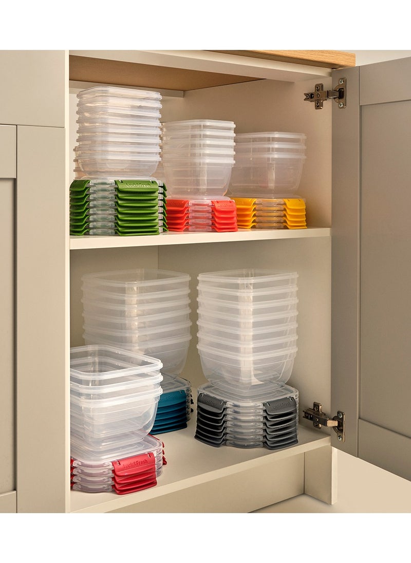 Dunia Fresh & Lock Rectangular 3-Piece Plastic Cans Set for Refrigerator with Airtight Lid - Storage Solution - BPA-Free | Lead-Free (1800-3000-5000 ML ) - pzsku/ZF107004D66C58247ABDCZ/45/_/1710256843/89b420ce-5ad0-46a4-b0a5-2f746f02c78f