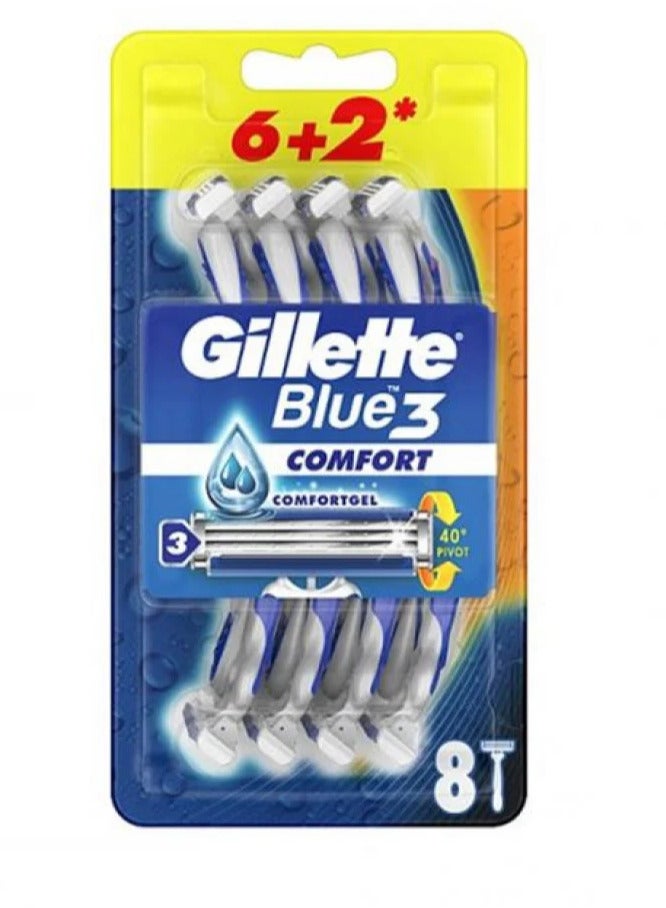 Gillette Gillette Blue Comfort 6+2 Razor - Image 1