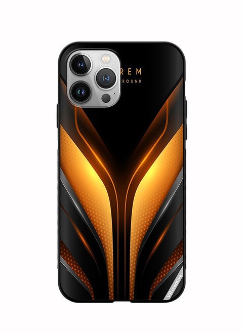 Protective Case Cover For Apple iPhone 11 Pro Max Lorem Background Design Multicolour