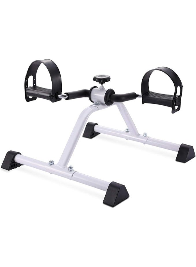 JscubeR Mini Exercise Bike Pedal Exerciser for Arms and Legs – Portable Under Desk Cycling Machine with Adjustable Resistance for Home, Office and Rehabilitation - Image 1